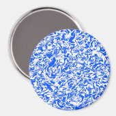 Blauwe Chaos..... Magneet (Voorkant / Achterkant)