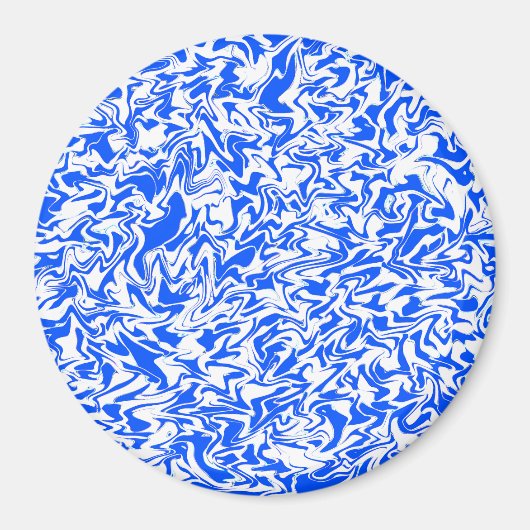 Blauwe Chaos..... Magneet (Voorkant)