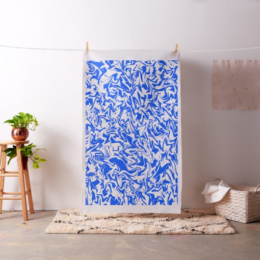 Blauwe Chaos...... Stof (Voorbeeld)