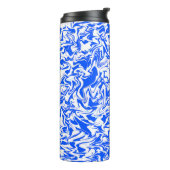 Blauwe Chaos..... Thermosbeker (Gedraaid links)