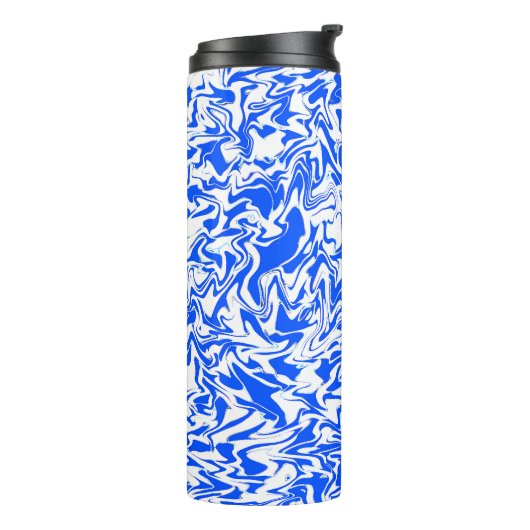 Blauwe Chaos..... Thermosbeker (Gedraaid links)