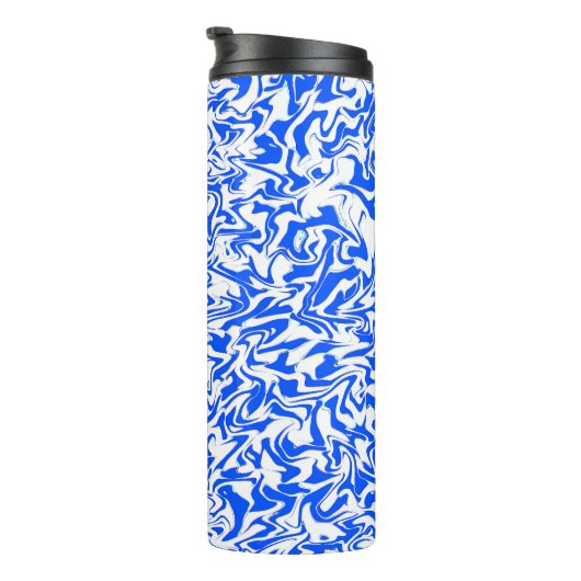 Blauwe Chaos..... Thermosbeker (Geroteerd rechts)