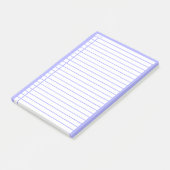 Blauwe checklist post-it® notes (Schuin)