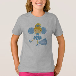 Blauwe Cheerleader T-shirt