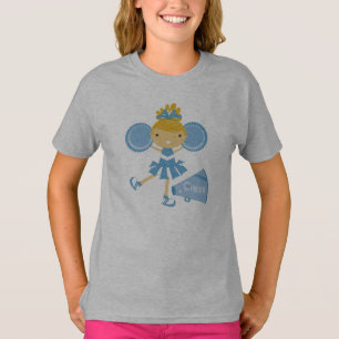 Blauwe Cheerleader T-shirt