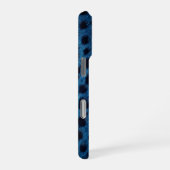 blauwe cheeta iPhone 16 Pro Max Hoesje (Rechterkant)