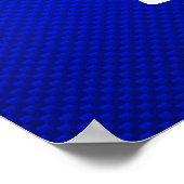 Blauwe chemie poster (Hoek)