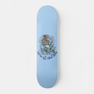 Blauwe Cheshire Kat  Persoonlijk Skateboard