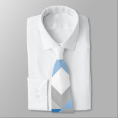 blauwe chevrons das (Gebonden)