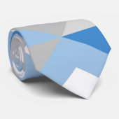 blauwe chevrons das (Opgerold)