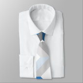 blauwe chevrons das (Gebonden)