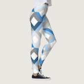 Blauwe chevrons leggings (Rechts)