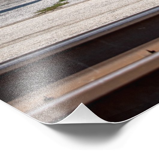  Blauwe Chevy Foto Afdruk (Hoek)