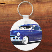 Blauwe Chevy Sleutelhanger (Voorkant)