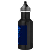 Blauwe Chinese draak Waterfles (Rechts)