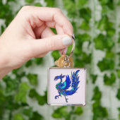 Blauwe chinese fenix sleutelhanger (Hand)