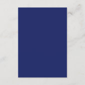 Blauwe Chinoiserie Baby shower Luier Raffle Informatiekaartje (Achterkant)