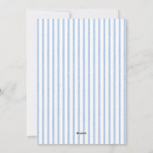 Blauwe Chinoiserie Chic Citrus Vrolijk Kerstfeest  Feestdagenkaart (Achterkant)