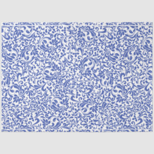  Blauwe chinoiserie Decoupage Tissuepapier