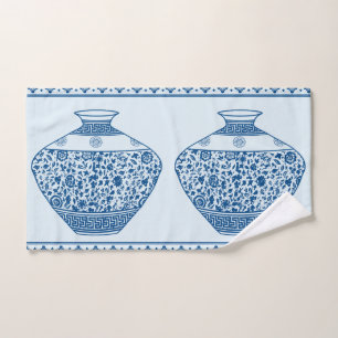  Blauwe Chinoiserie Ginger Jars Vassen Handdoek