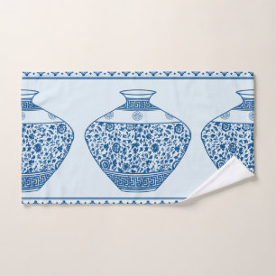 Blauwe Chinoiserie Ginger Jars Vassen Handdoek