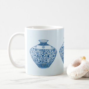  Blauwe Chinoiserie Ginger Jars Vassen Koffiemok