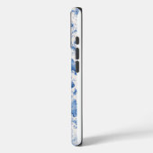 Blauwe Chinoiserie Lotus Libelle Hoestelcase Case-Mate iPhone Case (Achterkant / Links)