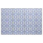 Blauwe chinoiserie repeat patroon decorator Stof (Fat Quarter)