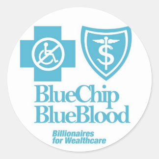 BLAUWE CHIP BLAUWE BLOED STICKER