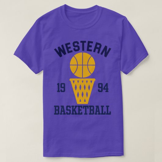 Blauwe Chips Western Basketbal Training Top 1 (Design voorkant)