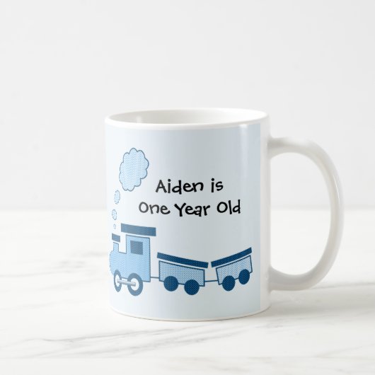 Blauwe Choo Choo Trein Koffiemok (Rechts)