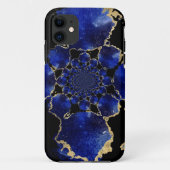 Blauwe Christelijke kruisbalken Case-Mate iPhone Case (Achterkant)