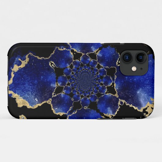 Blauwe Christelijke kruisbalken Case-Mate iPhone Case (Achterkant (horizontaal))