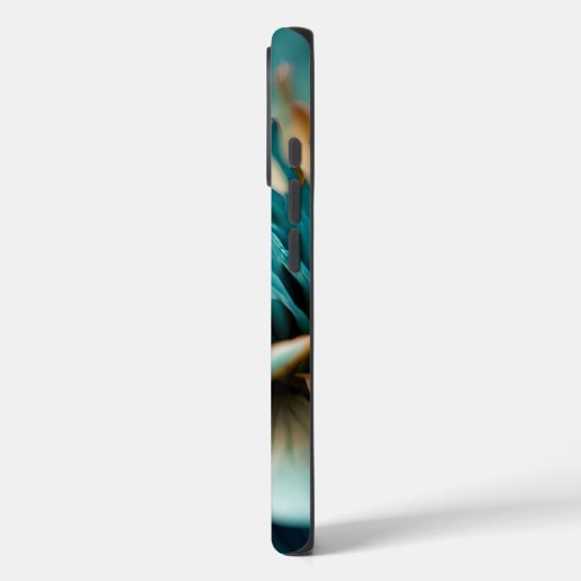 Blauwe Chrysanthemum Flower iPhone / iPad case (Achterkant / Links)