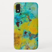 Blauwe Chrysocolla Jaspis Case-Mate iPhone Case (Achterkant)