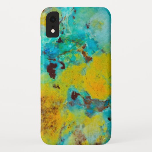 Blauwe Chrysocolla Jaspis Case-Mate iPhone Case (Achterkant)