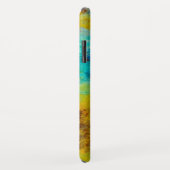 Blauwe Chrysocolla Jaspis Case-Mate iPhone Case (Achterkant/rechts)