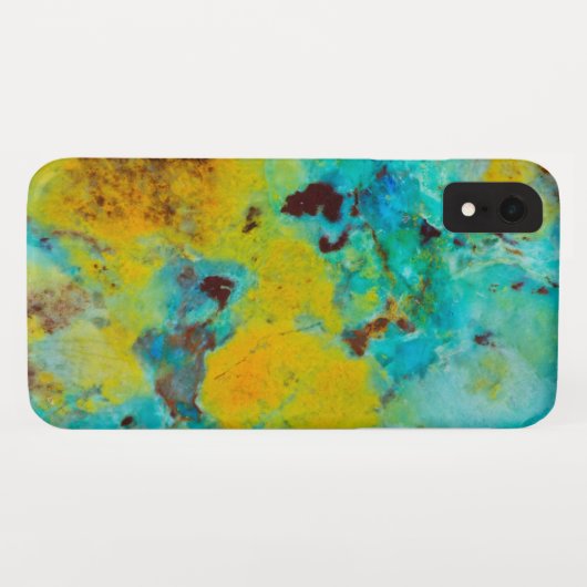Blauwe Chrysocolla Jaspis Case-Mate iPhone Case (Achterkant (horizontaal))