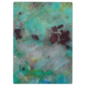 Blauwe Chrysocolla Jaspis Klembord (Achterkant)
