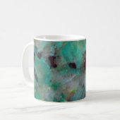 Blauwe Chrysocolla Jaspis Koffiemok (Voorkant links)