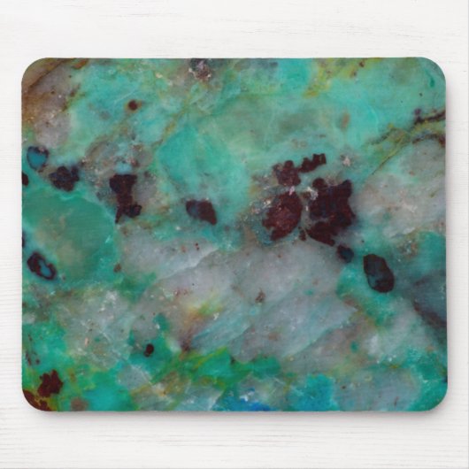 Blauwe Chrysocolla Jaspis Muismat (Voorkant)