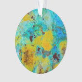 Blauwe Chrysocolla Jaspis Ornament (voorkant)