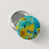Blauwe Chrysocolla Jaspis Ronde Button 3,2 Cm (Voorkant /achterkant)