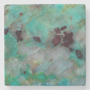 Blauwe Chrysocolla Jaspis Stenen Onderzetter