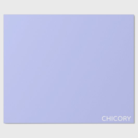 Blauwe cichoreibloem cadeaupapier (Vlak)