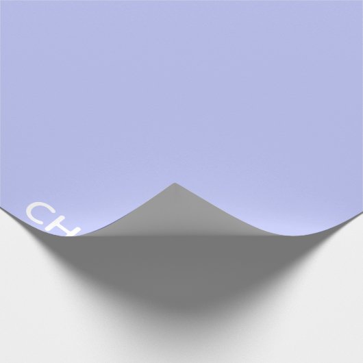 Blauwe cichoreibloem cadeaupapier (Hoek)