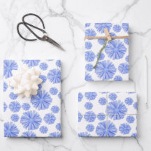 Blauwe cichoreibloem