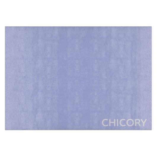 Blauwe cichoreibloem snijplank (Voorkant)