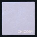 Blauwe cichoreibloem stenen onderzetter<br><div class="desc">Blauwe cichoreibloem</div>