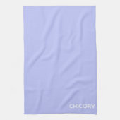 Blauwe cichoreibloem theedoek (Verticaal)